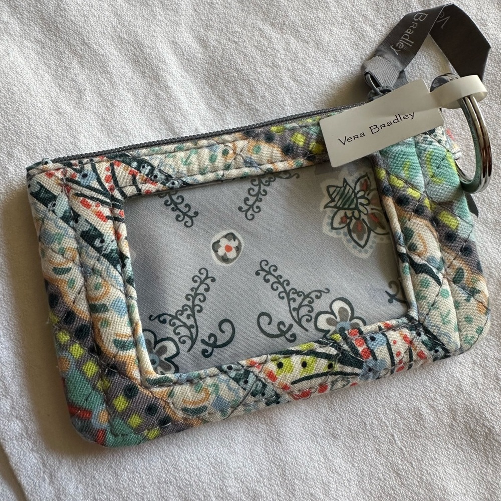 Never used multi-color Vera Bradley wristlet!